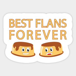 Best Flans - Flan de leche Sticker